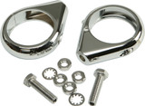Harddrive Turnsignal Clamps 49Mm Pr Chrome 41-040