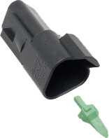 Namz Custom Cycle DR-3B Namz Custom Cycle 3-Wire Black Deutsch Rcptcl & Wdglck Hd# 72103-94Bk Dr-3B