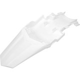 UFO HO04699041 Ufo Mx Rear Fender - White Ho04699-041