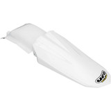 UFO HU03313041 Ufo Mx Rear Fender - White Hu03313-041
