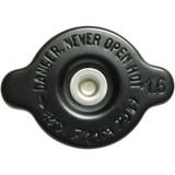 K&S TECHNOLOGIES 581016BK K&S Technologies High Pressure Radiator Cap - Black - Black Seal - 23 Psi 58-1016Bk