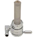 GOLAN PRODUCTS 76312FCS Golan Products "Click-Slick" Fuel Petcock - Forward - Chrome - 22Mm 76-312F-Cs