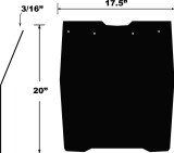 Pdp SF-XMS13PB Pdp Snowflap Ski Doo Xm/Xs 2013+ Sf-Xms13Pb