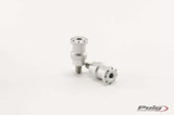 Puig 5923P Puig Swingarm Spools Hi-Tech 8Mm Silver 2/Pk 5923P
