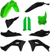 Acerbis Full Plastic Kit Kaw Green/Black 2983571089
