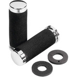 PARTS UNLIMITED 1806-10-013 Parts Unlimited Grips - Foam - 7/8" - 140 Mm - Chrome