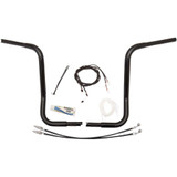 FAT BAGGERS INC. 909516B Fat Baggers Inc. Handlebar Kit - Rounded Top - 16" - Black 909516-B