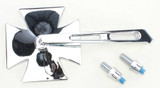 EMGO 20-34863A Emgo Maltese Cross Mirror Split All Rh 20-34863A