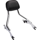 COBRA 6022200 Cobra Detachable Backrest - Chrome - Short - Flh/Flt 602-2200