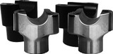 Wild 1 Chubby Risers 1.5" Straight Black Wo525B