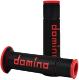 Domino Racing A450 Road Racing Grips Black/Red Pair A45041C4240B7-0