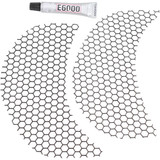 Klock Werks Fairing Vent Screen - Honeycomb Kws-01-0320-B