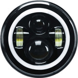 Pathfinder HD7MBH Pathfinder High Definition 7" Led Headlig Full Halo Black Hd7Mbh