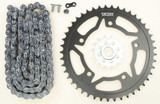 VORTEX CK6291 Vortex Sprocket/Chain Kit Stl/Stl 15/45T Sil Sx3 520-114L Blk Ck6291