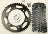 VORTEX CK6339 Vortex Sprocket/Chain Kit Stl/Alu 15/48T Blk Rx3 520-108L Blk Ck6339