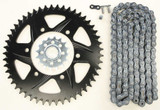 VORTEX CK6360 Vortex Sprocket/Chain Kit Stl/Alu 16/49T Blk Rx3 520-120L Blk Ck6360