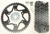 VORTEX CK6364 Vortex Sprocket/Chain Kit Stl/Stl 16/49T Sil Rx3 520-120L Blk Ck6364