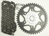VORTEX CK6362 Vortex Sprocket/Chain Kit Stl/Stl 16/47T Sil Rx3 520-118L Blk Ck6362