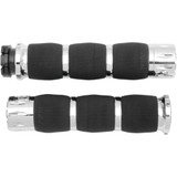 AVON GRIPS MTAIR90CHRI Avon Grips Grips - Rival - Air Cushioned - Chrome Mt-Air-90-Ch-Ri