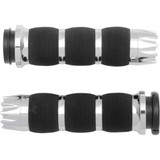 AVON GRIPS AIR90FLYEX Avon Grips Grips - Excalibur - Air Cushioned - Tbw - Chrome Air-90-Fly-Ex