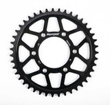 Supersprox RFA-478-43-BLK Supersprox Rear Edge Sprocket Steel 43T-520 Blk Kaw/Pol Rfa-478-43-Blk