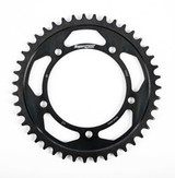 Supersprox RFA-1792-43-BLK Supersprox Rear Edge Sprocket Steel 43T-525 Blk Hay/Suz/Tri Rfa-1792-43-Blk