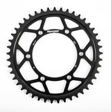 Supersprox RFA-480-45-BLK Supersprox Rear Edge Sprocket Steel 45T-525 Blk Suz/Yam Rfa-480-45-Blk