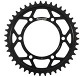 Supersprox RFA-480-43-BLK Supersprox Rear Edge Sprocket Steel 43T-525 Blk Suz/Yam Rfa-480-43-Blk