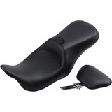 LE PERA LK997BR Le Pera Outcast Seat - 2-Up - With Backrest - Smooth - Black - Fl '08-'23 Lk-997Br