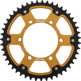Supersprox Rear Stealth Sprocket Alu/Stl 47T-525 Gld Tri Rst-2012-47-Gld