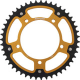 Supersprox RST-1793-47-GLD Supersprox Rear Stealth Sprocket Alu/Stl 47T-520 Gld Hay/Suz/Tri Rst-1793-47-Gld