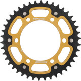 Supersprox Rear Stealth Sprocket Alu/Stl 42T-520 Gld Hon/Kaw Rst-486-42-Gld
