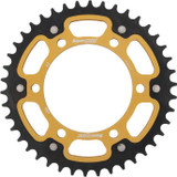 Supersprox RST-486-42-GLD Supersprox Rear Stealth Sprocket Alu/Stl 42T-520 Gld Hon/Kaw Rst-486-42-Gld