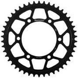 Supersprox RFE-486-46-BLK Supersprox Rear Sprocket Steel 46T-520 Blk Hon/Kaw/Yam Rfe-486-46-Blk