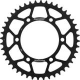 Supersprox RFE-486-44-BLK Supersprox Rear Sprocket Steel 44T-520 Blk Hon/Kaw/Yam Rfe-486-44-Blk
