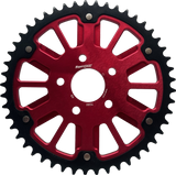Supersprox RST-7080:49-RED Supersprox Stealth 49T Rear Sprocket Red Alum Car Blk Steel Teeth Rst-7080:49-Red