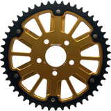 Supersprox RST-7080:53-GLD Supersprox Stealth 53T Rear Sprocket Gld Alum Car Blk Steel Teeth Rst-7080:53-Gld