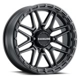 Raceline A11B-20737-00 Raceline Krank Xl Wheel 20X7 4/137 3.5+3.5 (0Mm) Black A11B-20737-00