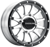 Raceline A95MA-56056+40 Raceline Trophy Le Wheel 15X6 4/156 (+40Mm) Machined/Blk A95Ma-56056+40