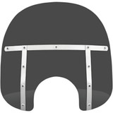 Memphis Shades Fats Windshield - 15" - Headlight - Dark Black Smoke Mem31210 Memphis Shades Fats Windshield - 15" - Headlight - Dark Black Smoke Mem31210