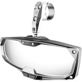 Seizmik Mirror - Halo R - Rear View W/Led Cabin Light - Rectangle - Silver W/Silver Bezel - 1.75" Rops 56-18019