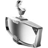 Seizmik Mirror - Halo R - Rear View W/Led Cabin Light - Rectangle - Silver W/Silver Bezel - Pro Fit 56-18021