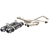 Trinity Racing Dual Exhaust - Black Tr-4112D-Bk Trinity Racing Dual Exhaust - Black Tr-4112D-Bk