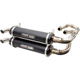 Trinity Racing Dual Exhaust - Black Tr-4162D-Bk Trinity Racing Dual Exhaust - Black Tr-4162D-Bk
