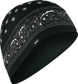 Zan Sportflex Beanie Black Paisley Whll101