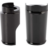 ARLEN NESS 20042 Arlen Ness Fat Tire Fork Boot Cover - Black Anodized - Smooth 20-042