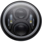 CUSTOM DYNAMICS CD713B Custom Dynamics Headlamp - 7" - Led - Black Cd-7-13-B