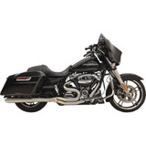 Bassani Xhaust 2:1 Exhaust - Stainless Steel - Megaphone 1F21Ss
