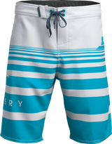 Slippery Glide Board Shorts - Gray/Aqua - Us 40