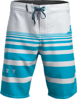 Slippery Glide Board Shorts - Gray/Aqua - Us 42